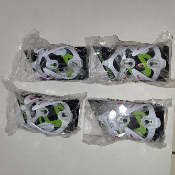 4 Cannondale C Bicycle Water Bottle Cages White/Red for your bike FAMILY pack - Picture 2 of 12